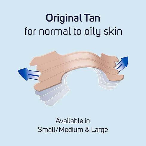 شرائط الأنف Breathe Right الأصلية حجم كبير 30 قطعة | يخفف على الفور احتقان الأنف | يساعد على تقليل الشخير | خال من المخدرات in Kuwait