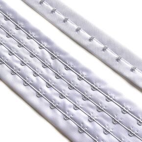 PetiteCocoCrafts 4 Rows of Eyes - Hook and Eye Tape (Selling per 2yd/Pack) (Off White)