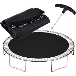Trampoline Mat Replacement, Jumping Mat Fits 12 ft 14 ft 15ft Frame, UV-Resistant, with Spring Hook,Not Include Spring