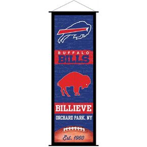Buffalo Bills Banner and Scroll Sign