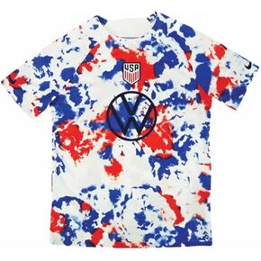 2022-2023 USA Pre-Match Training Football Soccer T-Shirt Jersey (White)