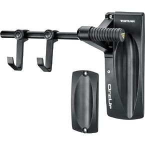 Topeak One Up Wall Mount Bike Hanger , Black, 32 x 25 x 14 cm / 12.6" x 9.8" x 5.5"