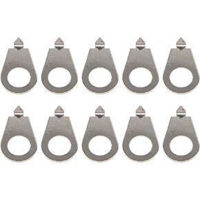10Pcs Yootones Guitar Knobs Pointer Plates Knob Position Indicator Compatible with Les Paul Nickel Guitar Bass (Silver)