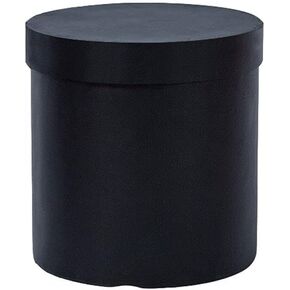 Round Box for Flower Packaging Luxury Paper Cardbord Boxes with Lids for Valentine's Day Wedding DIY decoration Jewelry Storage Accessories (Black)