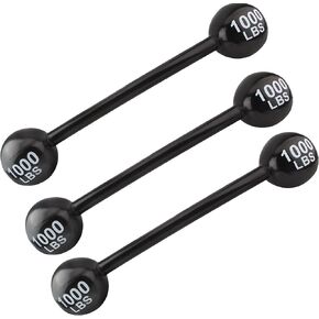 3 Pack Inflatable Dumbbell Inflatable Barbell Giant Inflatable Dumbbell Prop Fake Weights Cosplay Props Party Decoration Photo Props Accessory