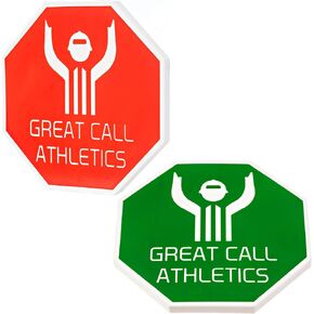 | Wrestling Flip Disc | Red & Green Pro Referee Coin | Pliable Plastic | Elite Official's Choice!