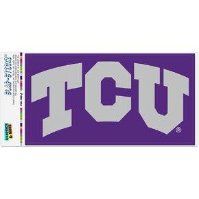 TCU Primary Logo Automotive Car Window Locker Bumper Sticker