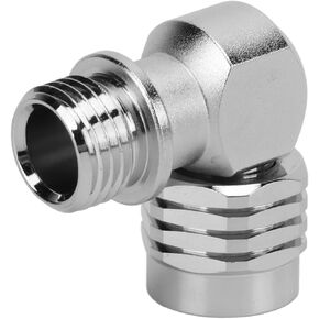 EVTSCAN Scuba Diving 90 110 Degree Swivel Adapter, Brass Chrome Plated, for Hose and 2nd Stage Scuba Diving Regulator, Leak Proof, Two Choices