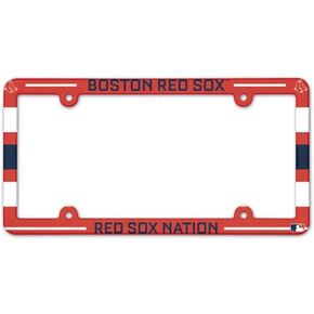WinCraft 94997012 MLB Boston Red Sox Full Color License Plate Frame, Team Color, One Size