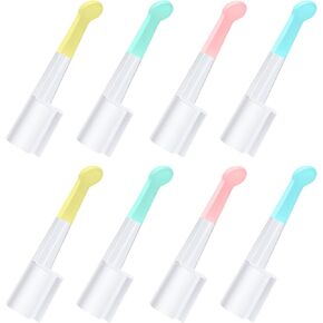 8 Ear Wax Removal Tips for 3.5mm Ear Wax Removal Tips, Reusable Ear Cleaning Scoop, Ear Camera Replacement Tips, Teen Adult Home Ear Care, 4 Colors