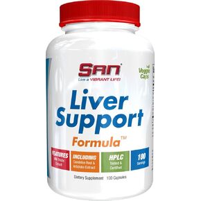 SAN’s Liver Support Matrix - Liver Cleanse Detox & Repair Formula - Herbal Liver Support Supplement with Milk Thistle, Dandelion Root and Artichoke Extract - Silymarin Milk Thistle 100 Capsules