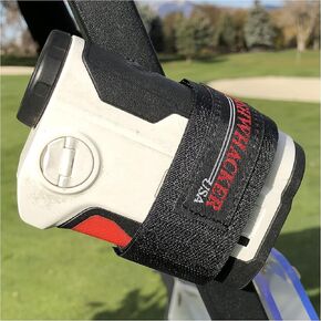 Bushwhacker Magnetic Multi Purpose Mount for Golf Cart Railing - Great for Rangefinder GPS Attachment Rail Bar Quick Accessory Case Range Finder Strap Easy Stick Towel Holder Hanger