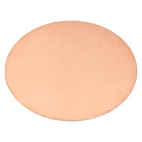 uxcell Pure Copper Sheet, 4 3/4" x 0.04" 18 Gauge T2 Copper Metal Round Plate for Crafts, Electrical Repairs