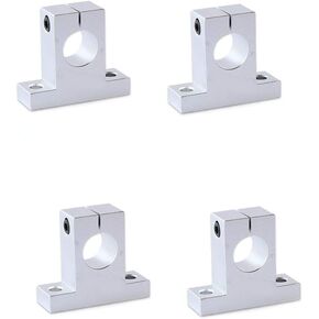 4pcs SK20 Aluminum Linear Motion Rail Clamping Guide Support for 20mm Dia Shaft