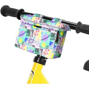 سلة دراجة للفتيات من أنزوم، إكسسوار تزيين الدراجة الأمامية للأطفال للفتيات والأولاد يناسب معظم دراجات الأطفال مثل الدراجات الثلاثية ودراجة التوازن والسكوتر in Kuwait