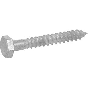 812107 Hot Dipped Galavanized Hex Lag Screw, 1/2 x 7-Inch, 25-Pack, 25 Pieces