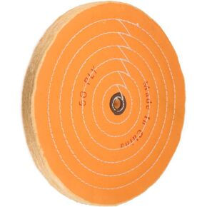 uxcell 12-Inch Cotton Buffing Wheel Polishing for Bench Grinder Tool 16mm Arbor Hole