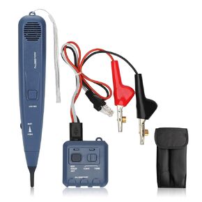 Pro3000 Tone Generator and Probe Kit, Handheld Telephone Line Finder, Tone Generator Locator Cable Detection Tool, with SmartTone Technology（Blue）
