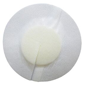 Medline Optifoam Site Non-Adhesive Foam Dressings, 4" Round Fenestrated, Sterile (Pack of 30)