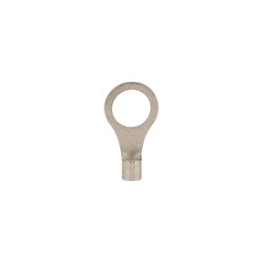 NSI R12-38 Uninsulated Ring Terminal, 12-10 Wire Size, 3/8" Stud Size, 0.591" Width, 1.102" Length