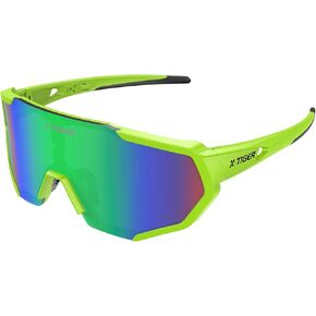 نظارات X-TIGER المستقطبة لركوب الدراجات، نظارات شمسية رياضية UV400 للرجال والنساء، نظارات الجري والصيد MTB in Kuwait