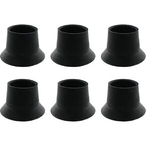 6PCS Trampoline Legs Rubber Caps Replacement Mini Rubber Leg Tip Prevent Shaking Jump Bed Pipe Cover (Inner Diameter 32mm)