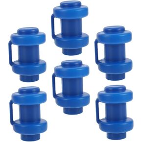 6pcs Trampoline Tube Cap Trampoline Supply Trampoline Net Pole Caps Trampoline Enclosure Caps Trampoline Pole Toppers Trampoline Pole Tops Major Plastic Jumping Bed