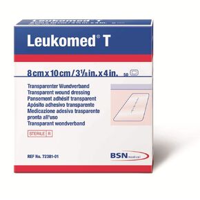 BSN Medical Leukomed T Transparent Wound Dressing, 3.1" x 4", Box of 50