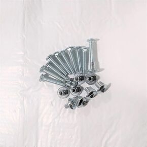 10 Pcs 5/16" Thread Torx Truss Dome Head Nut & 10-5/16"x 2" Carriage Bolts Trailer
