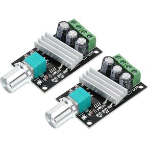 MECCANIXITY DC 6V 12V 24V 28V 3A 1203BK, Universal DC Motor Speed Controller, Regulator Adjustable Switch Pack of 2