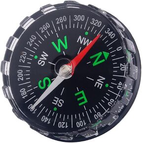 Direction Compass Button Compass Direction Magnet Mini Compass Button Direction Magnet Direction Indication for Travel Hiking Outdoor Use