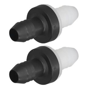 Check Valve Replacement Non Return Check Valve, 2Pcs Check Valve 3/8in Check Valve Water Gas Air One-Way Check Valve for Liquids and Gases (CDAV6)