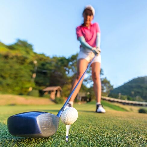 200 Pieces Bamboo Golf Tees 3-1/4'' Inch Golf Tees Reduce Friction and Side Spin Wooden Golf Tees (White and Blue) in Saudi Arabia