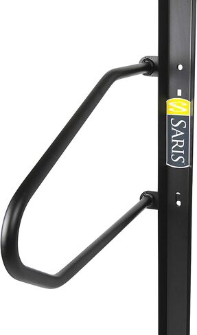 Saris Bike Trac Space-Saving Vertical Solution to Bike Storage Simple, Space Efficient Storage, Wide Wheel Track for All Bikes, Full-Length Tray, Multiple Mounting Configurations, Black in Saudi Arabia