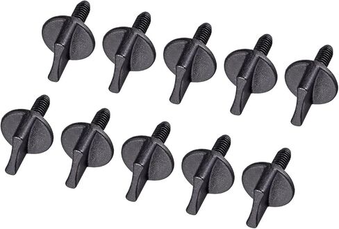 DMiotech 10 Pack M4x12mm Thumb Screws Bolts Hand Driven Spade Nylon Screw Metric Thread for RC Model RC Aircraft in Saudi Arabia
