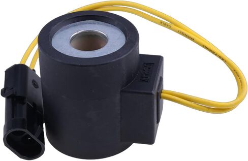 Solenoid Valve Coil 6359424 w/Weatherpack Connector Compatible with Hydraforce Valve Stem Series 10 12 16 38 58 5/8" Hole 6359739 in Saudi Arabia