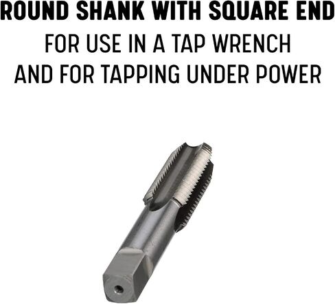 Drill America 5/16"-18 UNC High Speed Steel Left 4 Flute Taper Tap, (Pack of 1) in Saudi Arabia