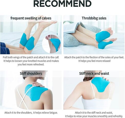 Healing Cool Body (8 PATCHES), Korean Hydrogel Body Patch for Circulation, Soothing and Cooling Effect in Saudi Arabia