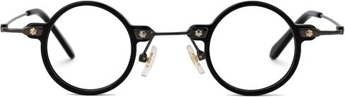 Zeelool Vintage Round Glasses Frame for Women with Non-prescription Clear Lens Burgess ZJGX308401 in Saudi Arabia