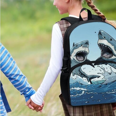 Mushroom Print Backpack for Boys with Lunchbox Teenage Girl Backpacks for Middle School Elementary School Supplies Middle School Bags Birthday Gifts for Kids in Saudi Arabia