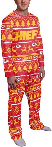 بيجامات العطلة الرجالية من مجموعة Wordmark Family Matching من FOCO in Kuwait