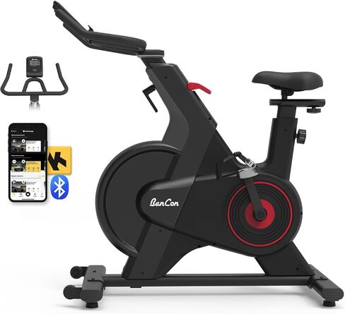 Stationary Exercise Bike for home, Magnetic Resistance Indoor Cycling Bicycles, Workout Bike for Cardio Training, Bluetooth, Digtial Watch in Saudi Arabia