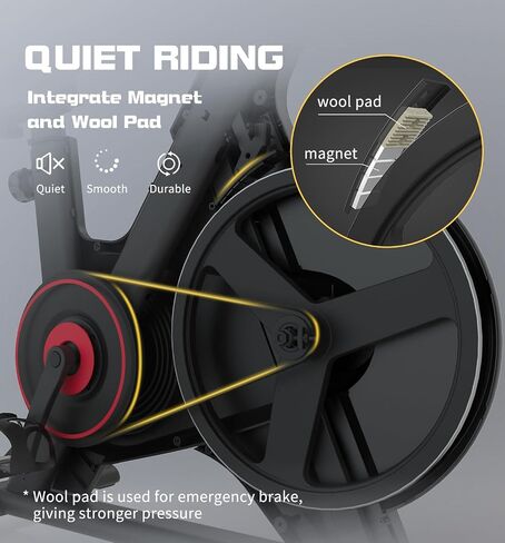 Stationary Exercise Bike for home, Magnetic Resistance Indoor Cycling Bicycles, Workout Bike for Cardio Training, Bluetooth, Digtial Watch in Saudi Arabia