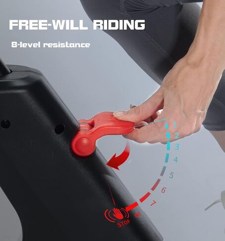 Stationary Exercise Bike for home, Magnetic Resistance Indoor Cycling Bicycles, Workout Bike for Cardio Training, Bluetooth, Digtial Watch in Saudi Arabia