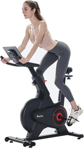 Stationary Exercise Bike for home, Magnetic Resistance Indoor Cycling Bicycles, Workout Bike for Cardio Training, Bluetooth, Digtial Watch in Saudi Arabia