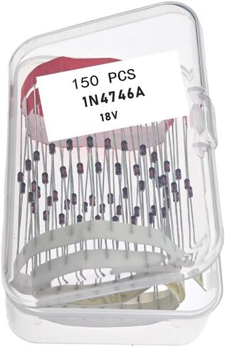 1N4746A, 1N4746a, 18V 1N4746A, 18V 1N4746a, 1N4746A 18V, 1N4746A Diode, Axial Diodes 1 Watt 18 Volt 18V (150 Pcs) in Saudi Arabia