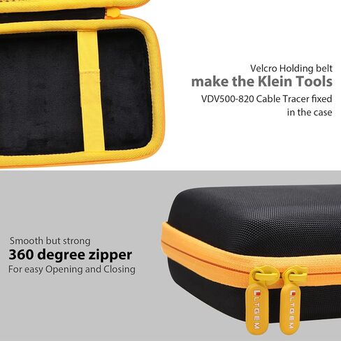 حافظة صلبة LTGEM EVA لأدوات Klein Tools VDV500-820 مع مجموعة Probe Tone Pro للهاتف - حقيبة تخزين واقية للسفر in Saudi Arabia