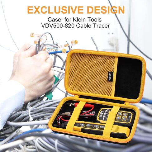 حافظة صلبة LTGEM EVA لأدوات Klein Tools VDV500-820 مع مجموعة Probe Tone Pro للهاتف - حقيبة تخزين واقية للسفر in Saudi Arabia