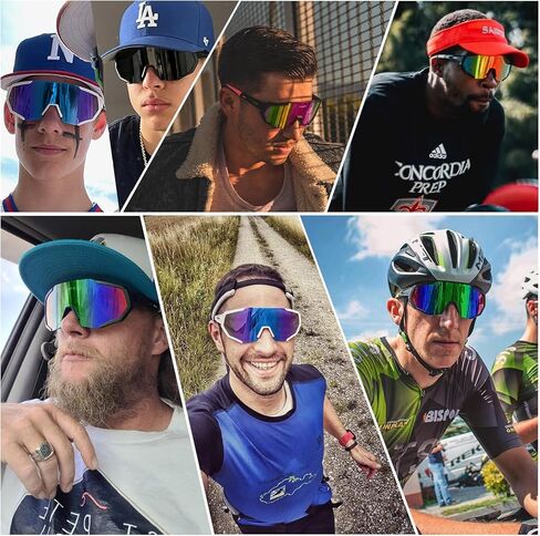 نظارات X-TIGER المستقطبة لركوب الدراجات، نظارات شمسية رياضية UV400 للرجال والنساء، نظارات الجري والصيد MTB in Kuwait