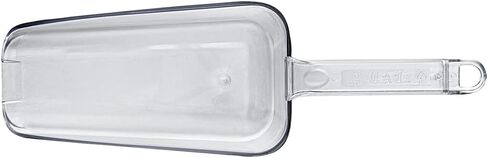 Restaurantware Met Lux 6 Ounce Ice Scoop 1 Flat Bottom Food Scoop - Beveled Front Edge Hanging Slot Clear PC Plastic Flour Scoop Lightweight For Ice Or Dry Ingredients in Saudi Arabia